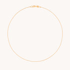 Essential Box Chain Necklace in Gold-Astrid & Miyu