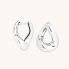 Core Collection SS23 - Molten Hoops in Silver - Hoop Earrings - Astrid &amp; Miyu