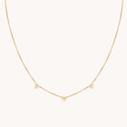 Cosmic Star Charm Necklace in Gold