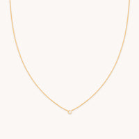 18k Gold Plated Jewellery - Essential Crystal Pendant Necklace in Gold - Necklaces - Astrid &amp; Miyu
