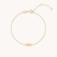 Bracelets - ID Charm Bracelet in Solid Gold - Charm Bracelet - Astrid & Miyu