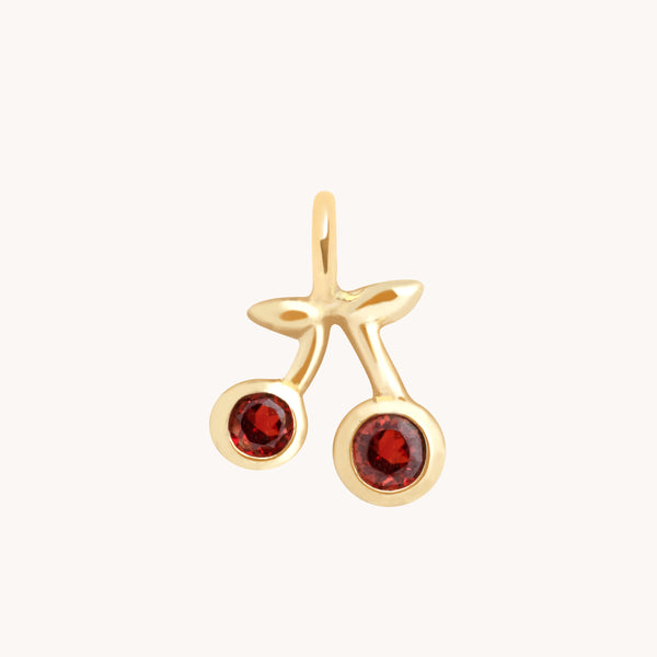 Motif Charms - Cherry Charm 9k Gold - Welding Charm - Astrid & Miyu