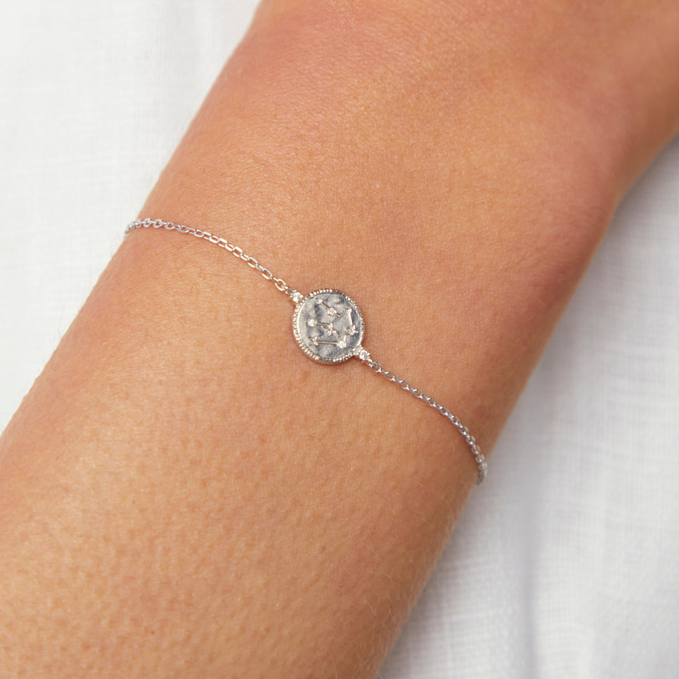 Aquarius Jewellery - Aquarius Zodiac Bracelet in Silver - Zodiac - Astrid &amp; Miyu
