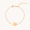 18k Gold Plated Jewellery - Aries Zodiac Bracelet in Gold - Zodiac - Astrid &amp; Miyu