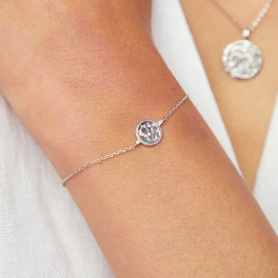 Aries Jewellery - Aries Zodiac Bracelet in Silver - Zodiac - Astrid & Miyu