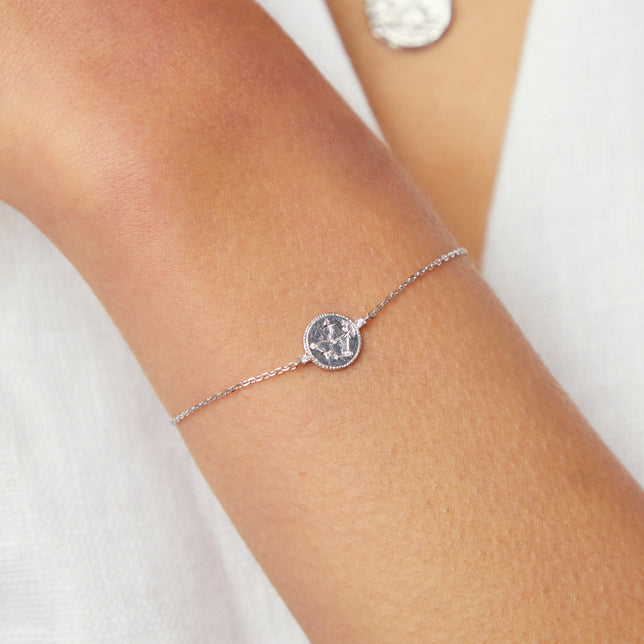 Bracelets - Capricorn Zodiac Bracelet in Silver - Zodiac - Astrid & Miyu