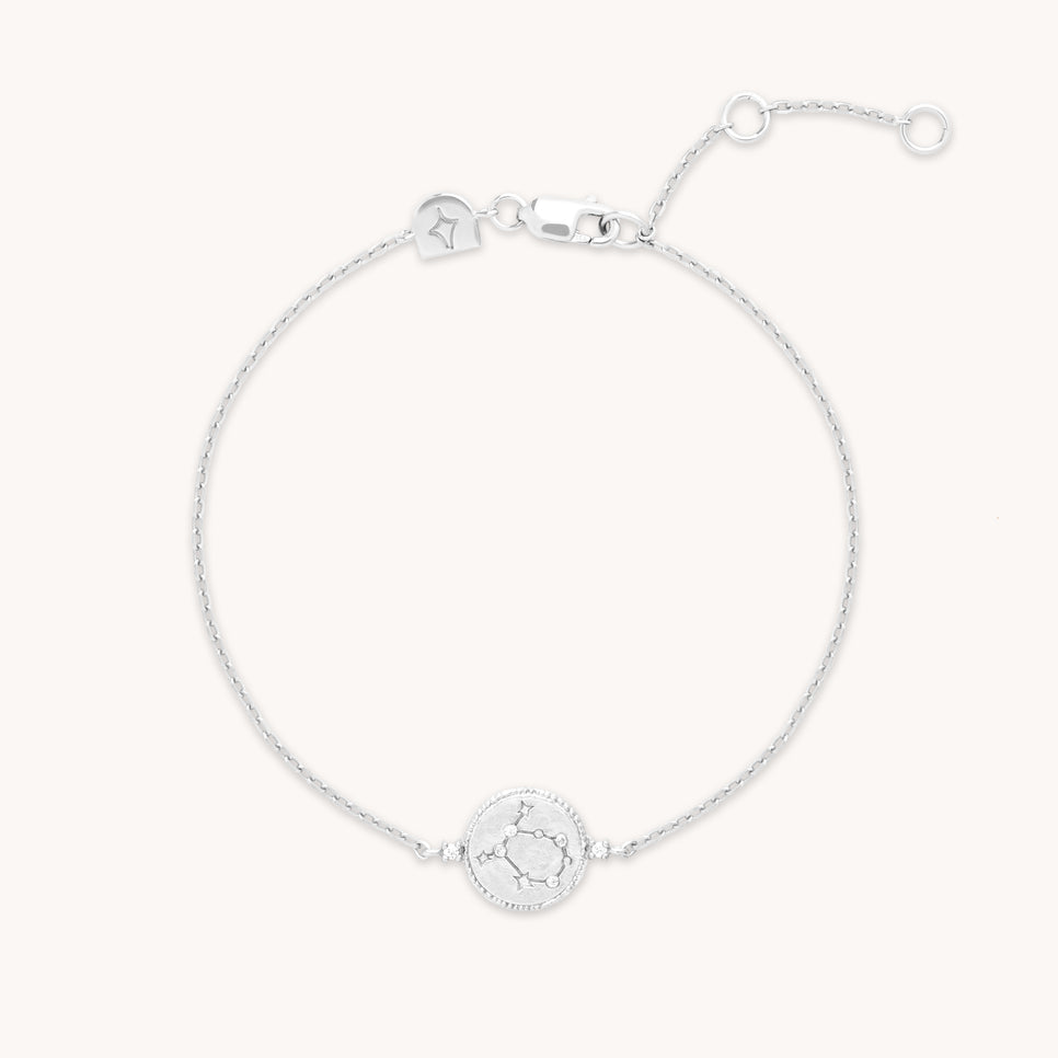 Bracelets - Gemini Zodiac Bracelet in Silver - Zodiac - Astrid & Miyu