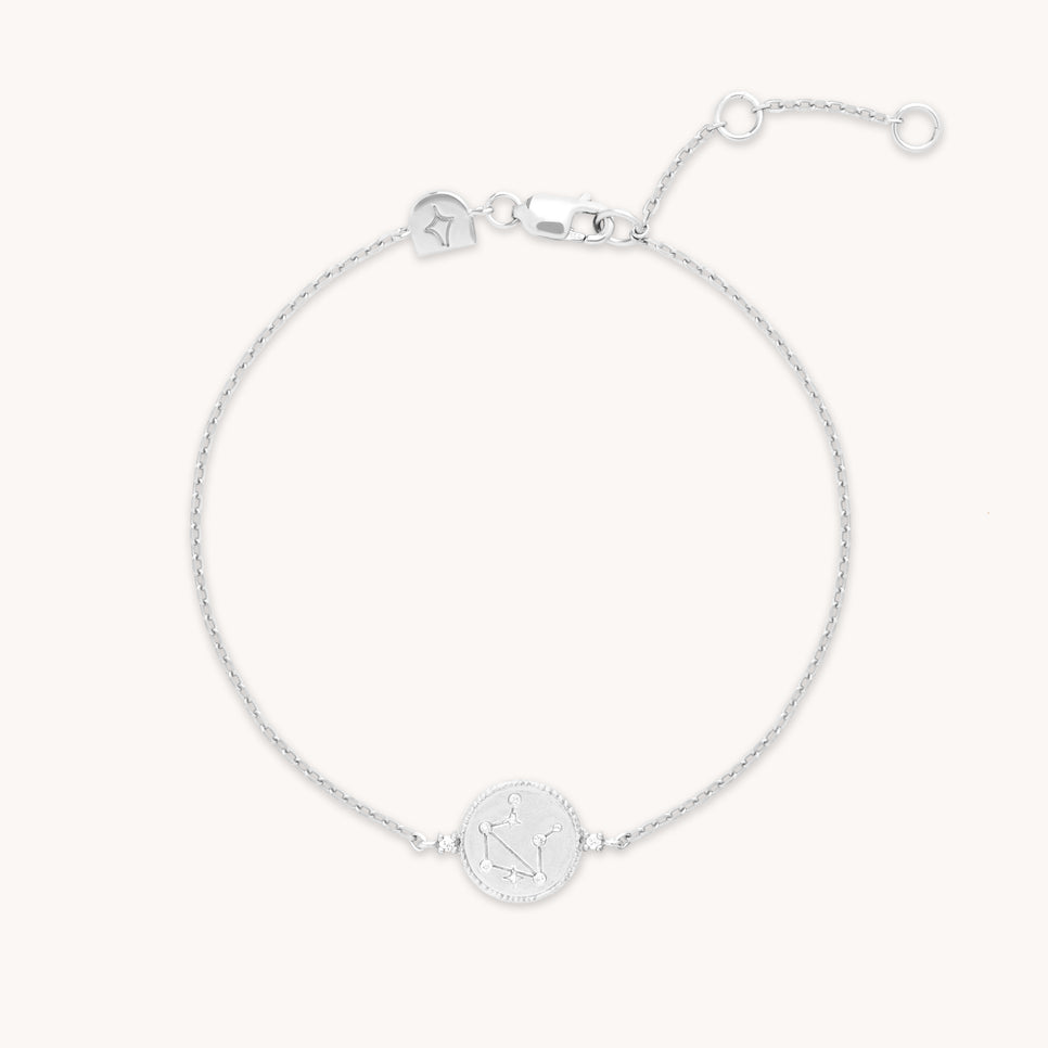 Bracelets - Libra Zodiac Bracelet in Silver - Zodiac - Astrid &amp; Miyu