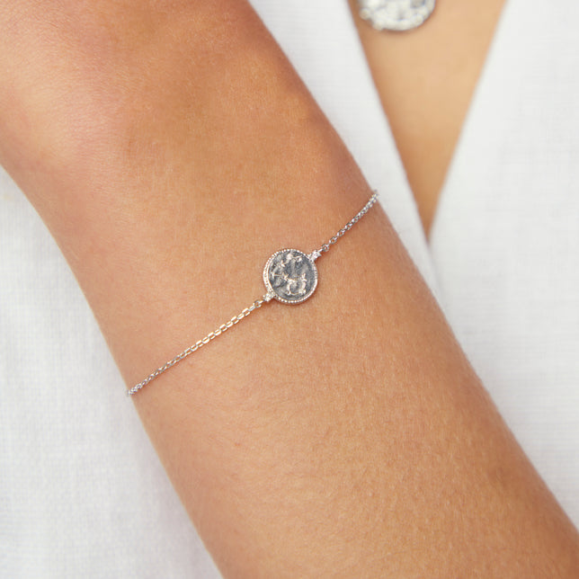 Bracelets - Pisces Zodiac Bracelet in Silver - Zodiac - Astrid &amp; Miyu