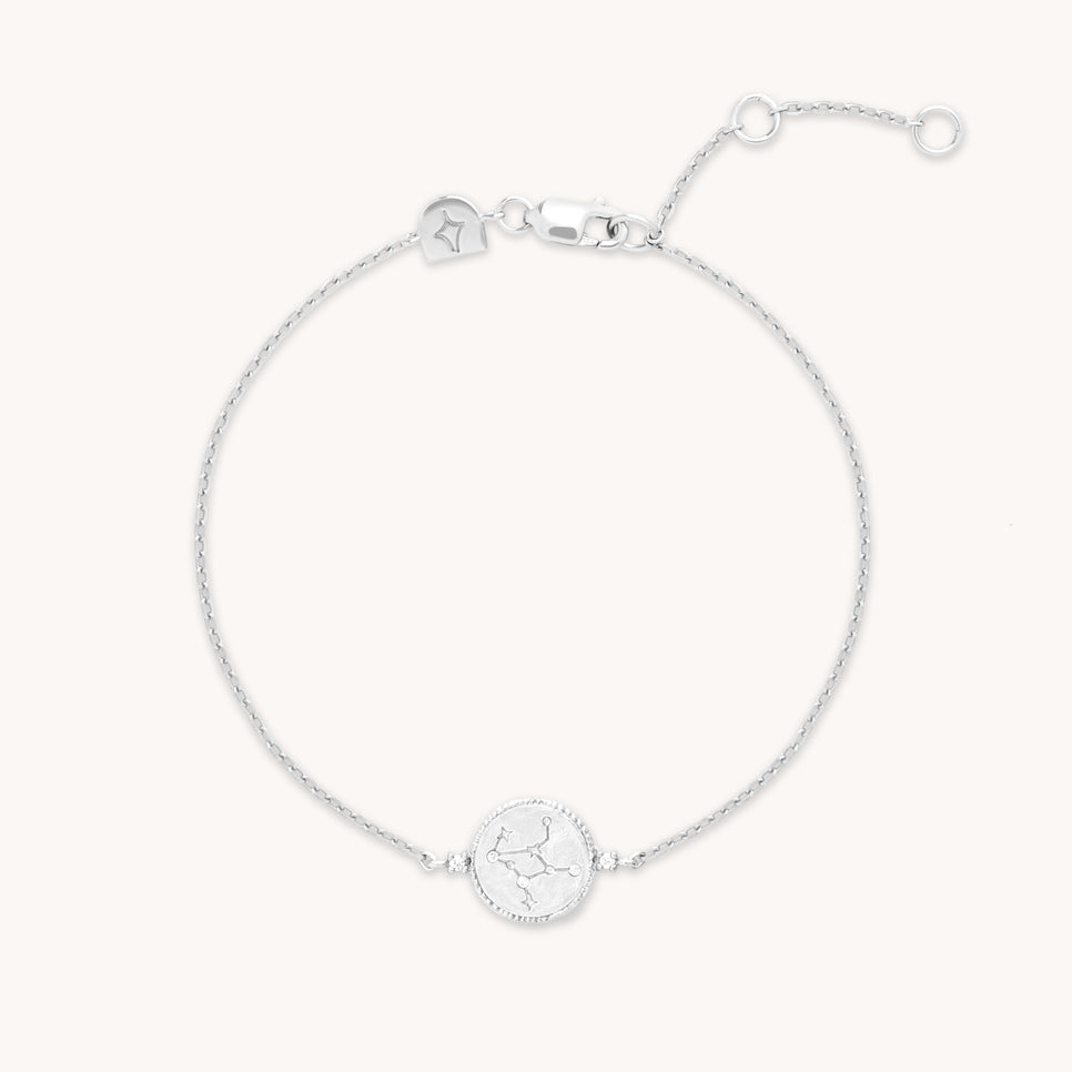 Bracelets - Virgo Zodiac Bracelet in Silver - Zodiac - Astrid &amp; Miyu