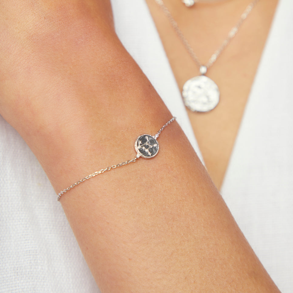 Bracelets - Virgo Zodiac Bracelet in Silver - Zodiac - Astrid &amp; Miyu