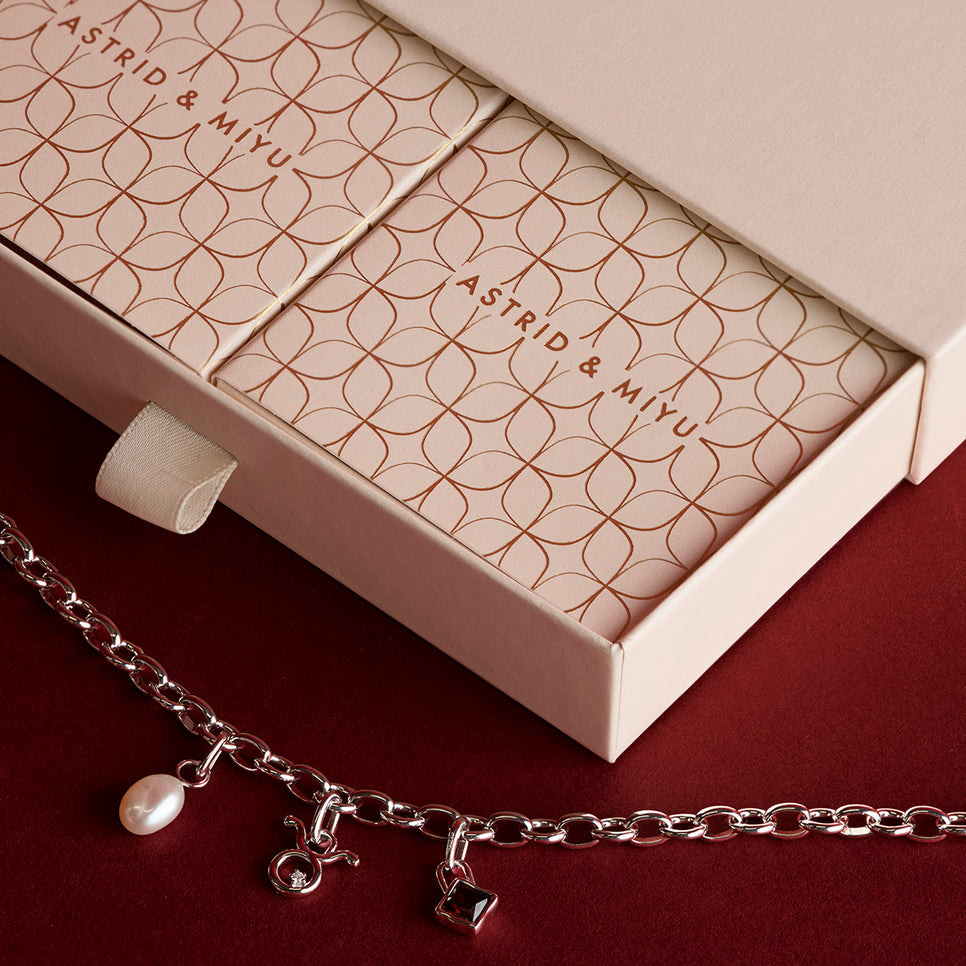 Chelsea Bracelet Charming Gift Set in Silver-Astrid &amp; Miyu