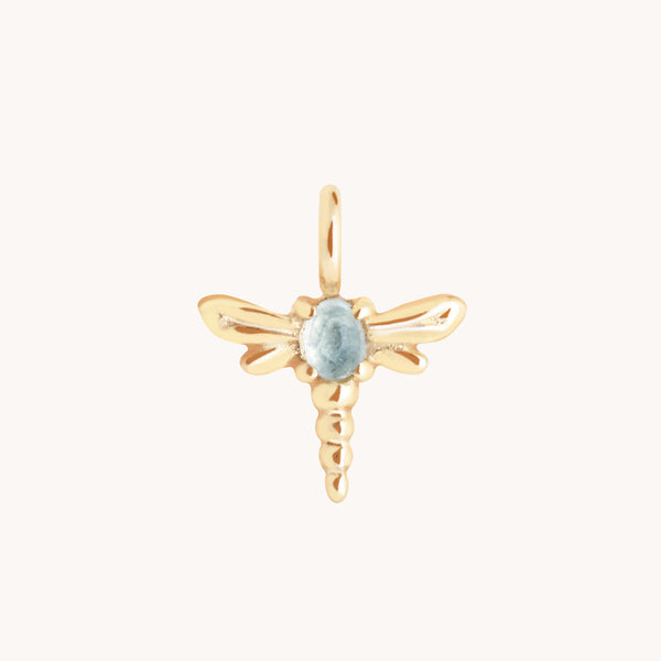 Dragonfly Charm 9k Gold-Astrid & Miyu
