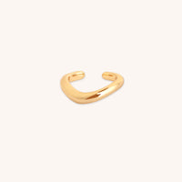 Wave Ear Cuff in Gold-Astrid &amp; Miyu