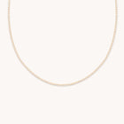 Tennis Chain Necklace in Gold-Astrid &amp; Miyu