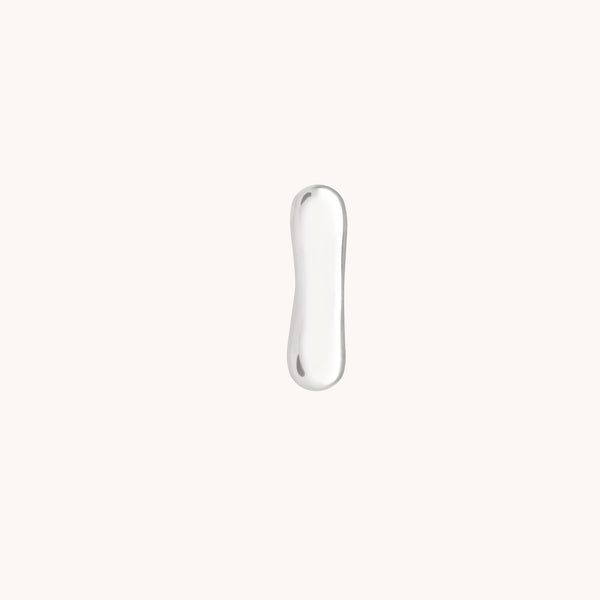 I Initial Click Charm in Solid White Gold-Astrid & Miyu