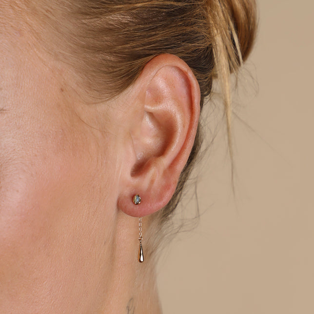Opal Charm Drop Studs in Gold-Astrid & Miyu