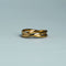 Crossover Illusion Band Ring in Gold-Astrid &amp; Miyu