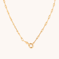 Hardware Chain Necklace in Gold-Astrid &amp; Miyu