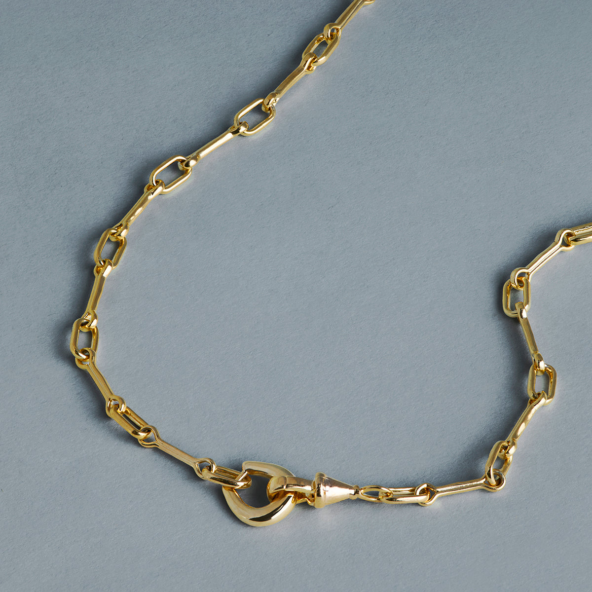 Hardware Chain Necklace in Gold-Astrid & Miyu