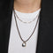 Hardware Pendant Cord Necklace in Silver-Astrid &amp; Miyu