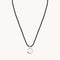 Hardware Pendant Cord Necklace in Silver-Astrid &amp; Miyu