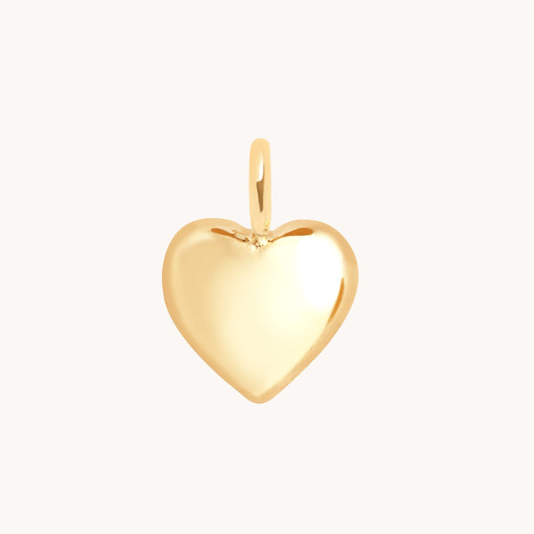 Heart Jewellery - Heart Charm 9k Gold - Welding Charm - Astrid &amp; Miyu