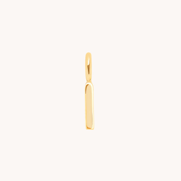 Initial Charms - I Initial Charm 9k Gold - Welding Charm - Astrid & Miyu