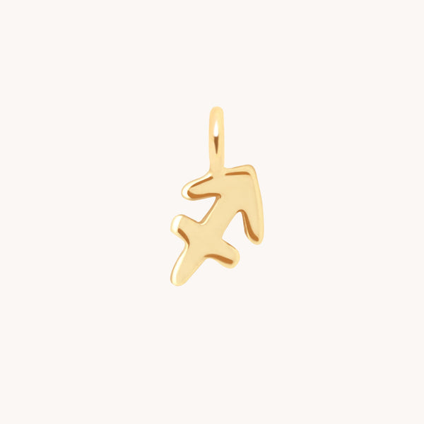 Sagittarius Zodiac Charm 9k Gold - Welding Charm - Astrid &amp; Miyu