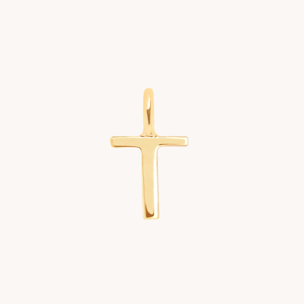 Initial Charms - T Initial Charm 9k Gold - Welding Charm - Astrid &amp; Miyu